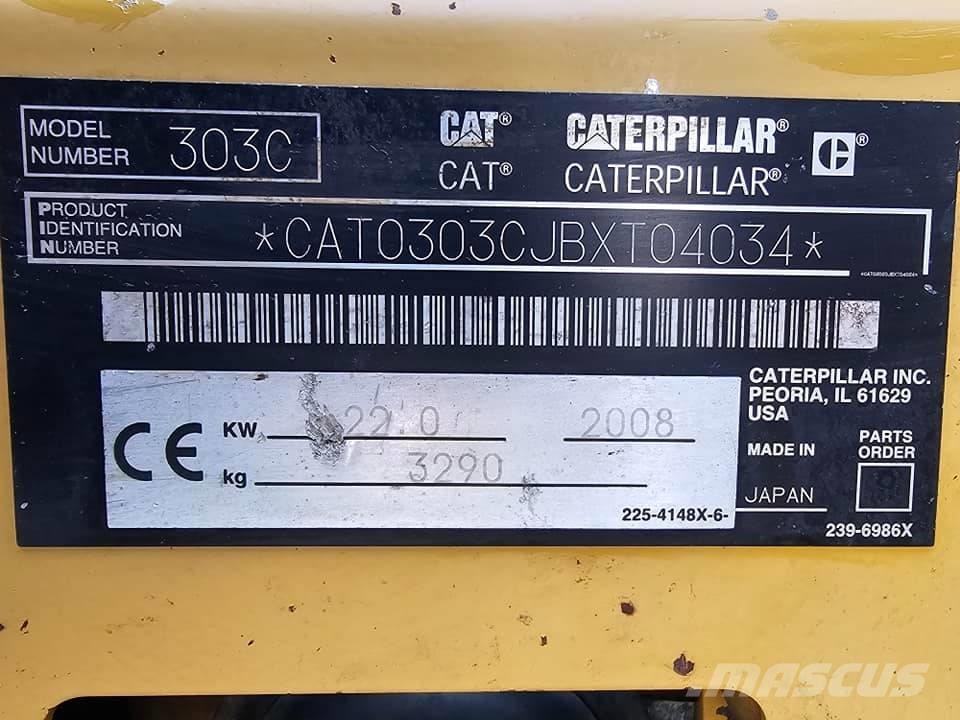 CAT 303 CR Minikaivukoneet < 7t