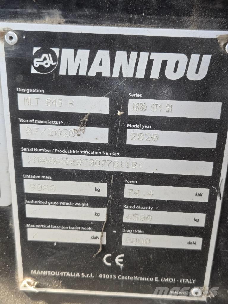Manitou MLT 845 Kurottajat