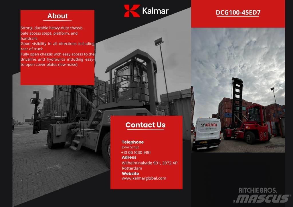 Kalmar DCG 100-45ED7 Kontinkäsittelytrukit