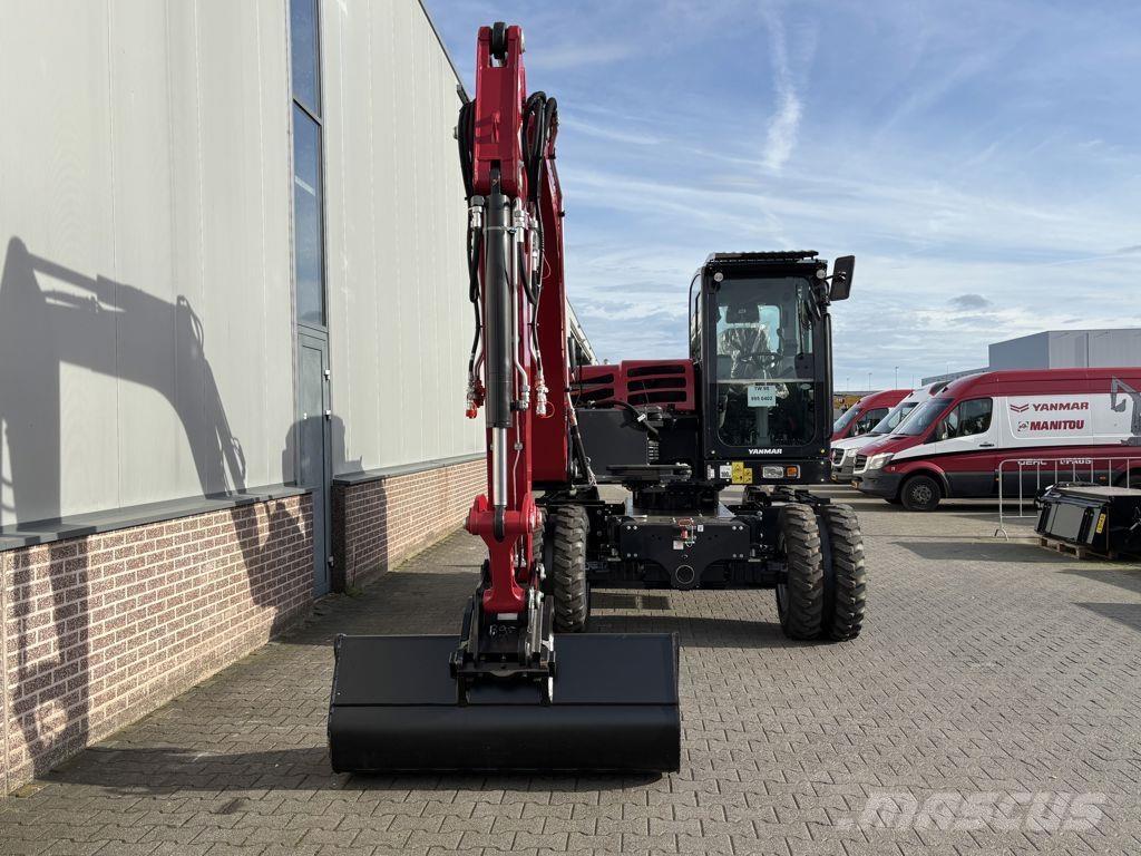 Yanmar B95W Pyöräkaivukoneet