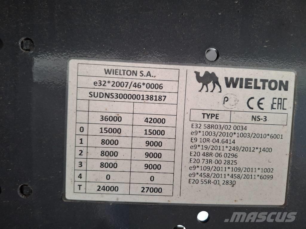 Wielton NS3K Pressukapellipuoliperävaunut