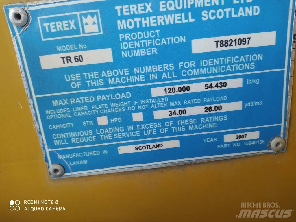 Terex TR 60 Maansiirtoautot