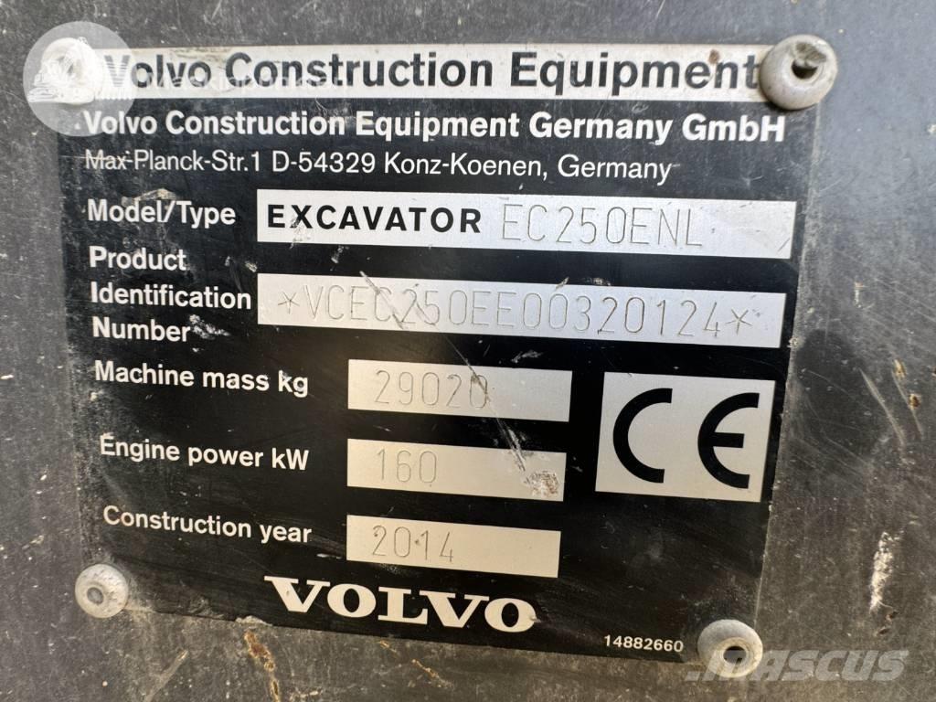 Volvo EC 250 E N L Telakaivukoneet