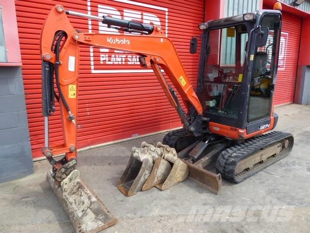 Kubota U 27-4 Minikaivukoneet < 7t