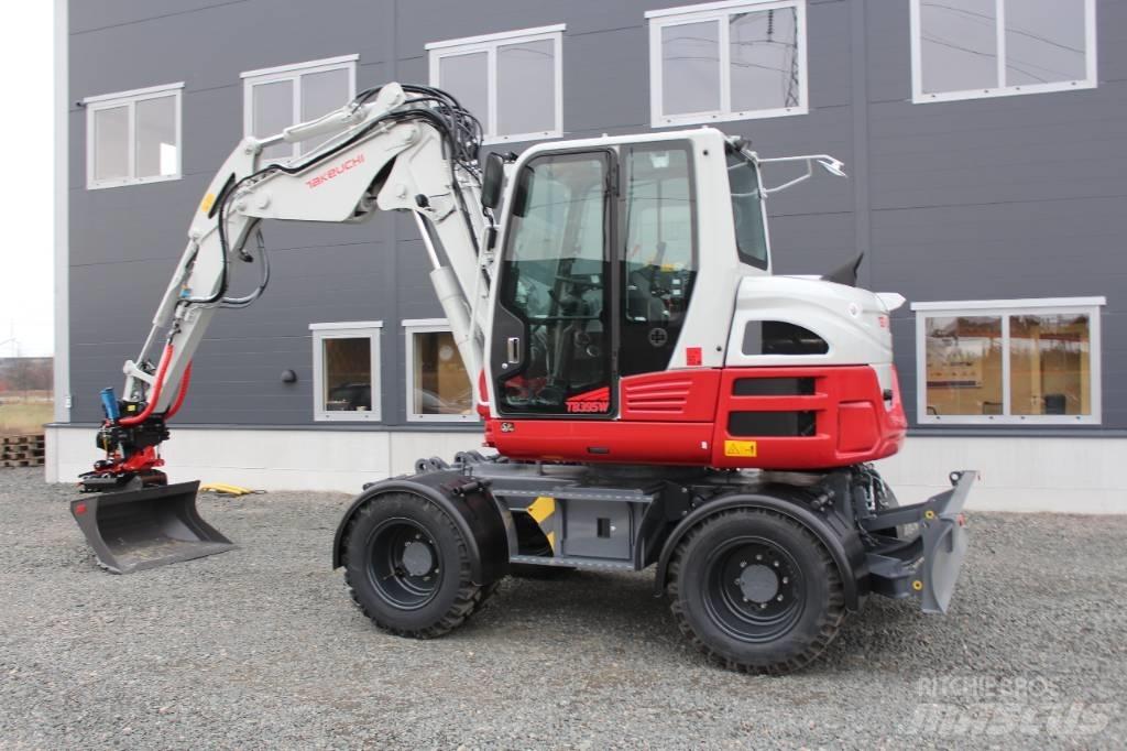 Takeuchi TB395W Pyöräkaivukoneet