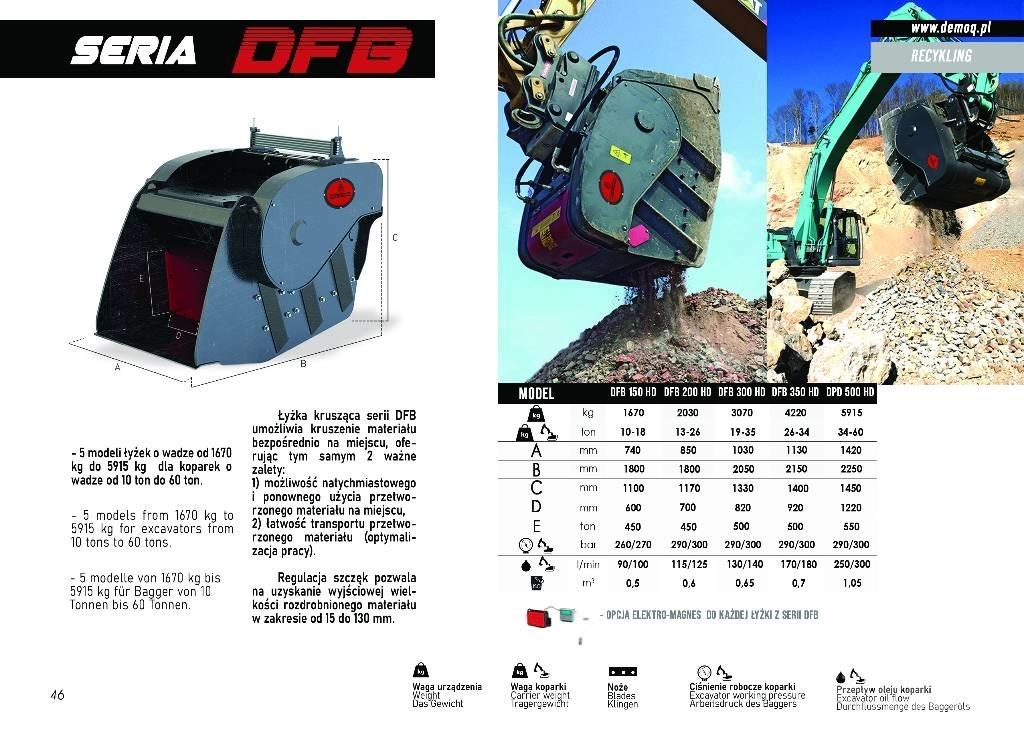  DEMOQ DFB200 Murskakauhat