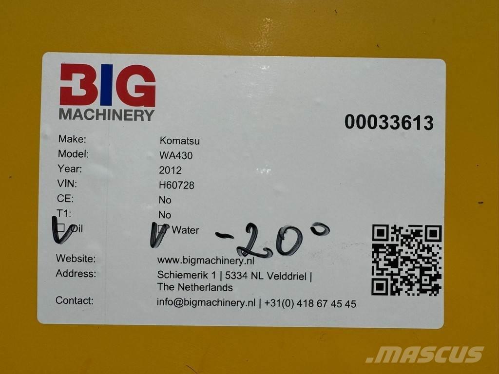 Komatsu WA430-6 Pyöräkuormaajat