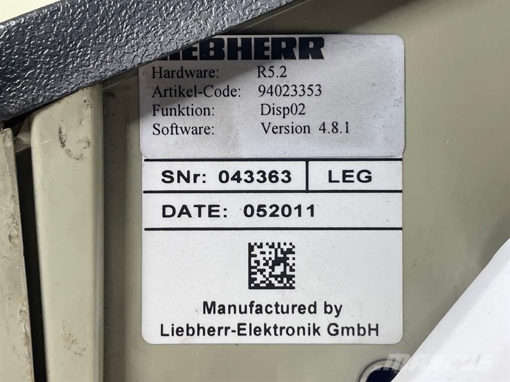 Liebherr A 924 C Sähkö ja elektroniikka