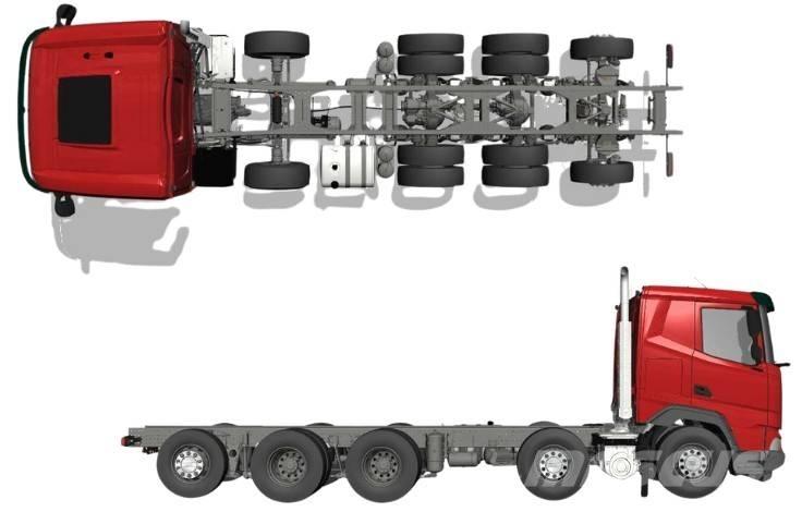 DAF XF 530 FAF 10x4 Kuorma-autoalustat