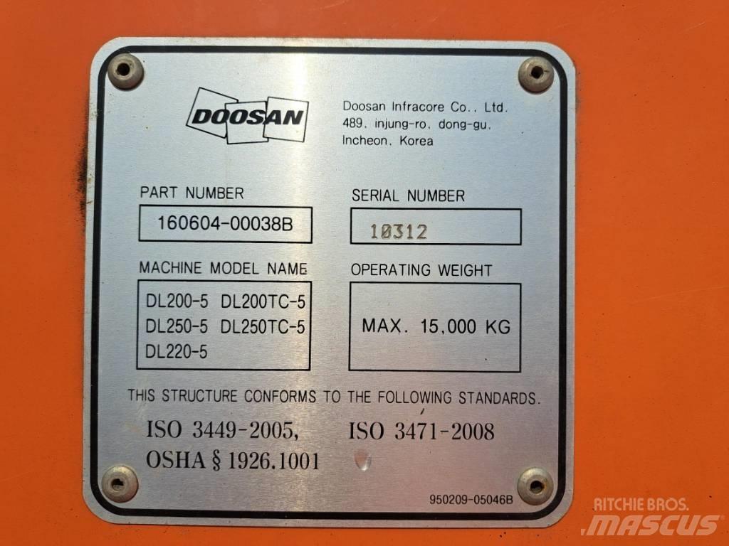 Doosan DL 220 Pyöräkuormaajat