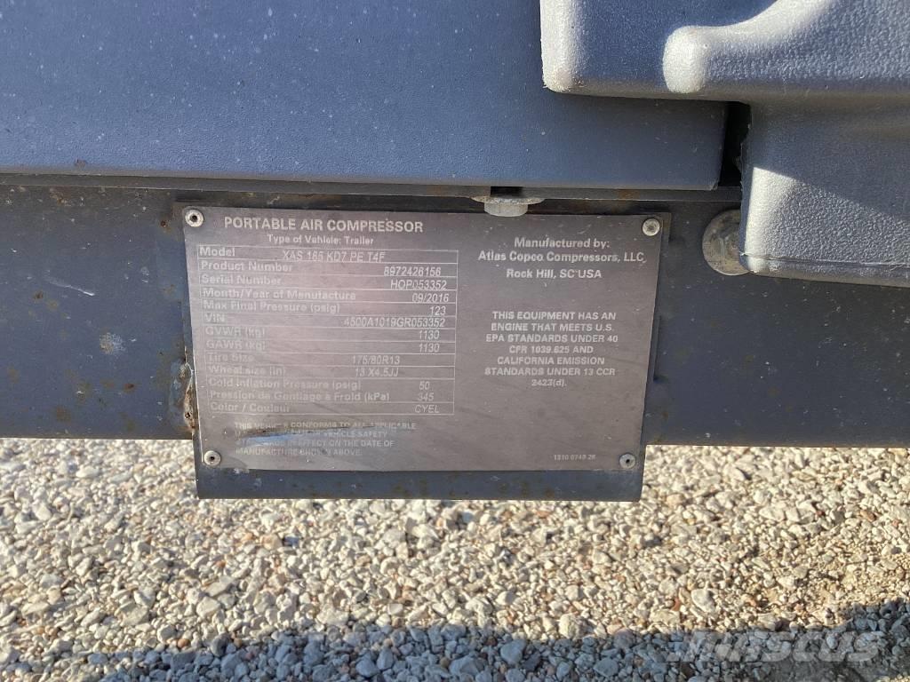 Atlas Copco XAS 185 Kompressorit
