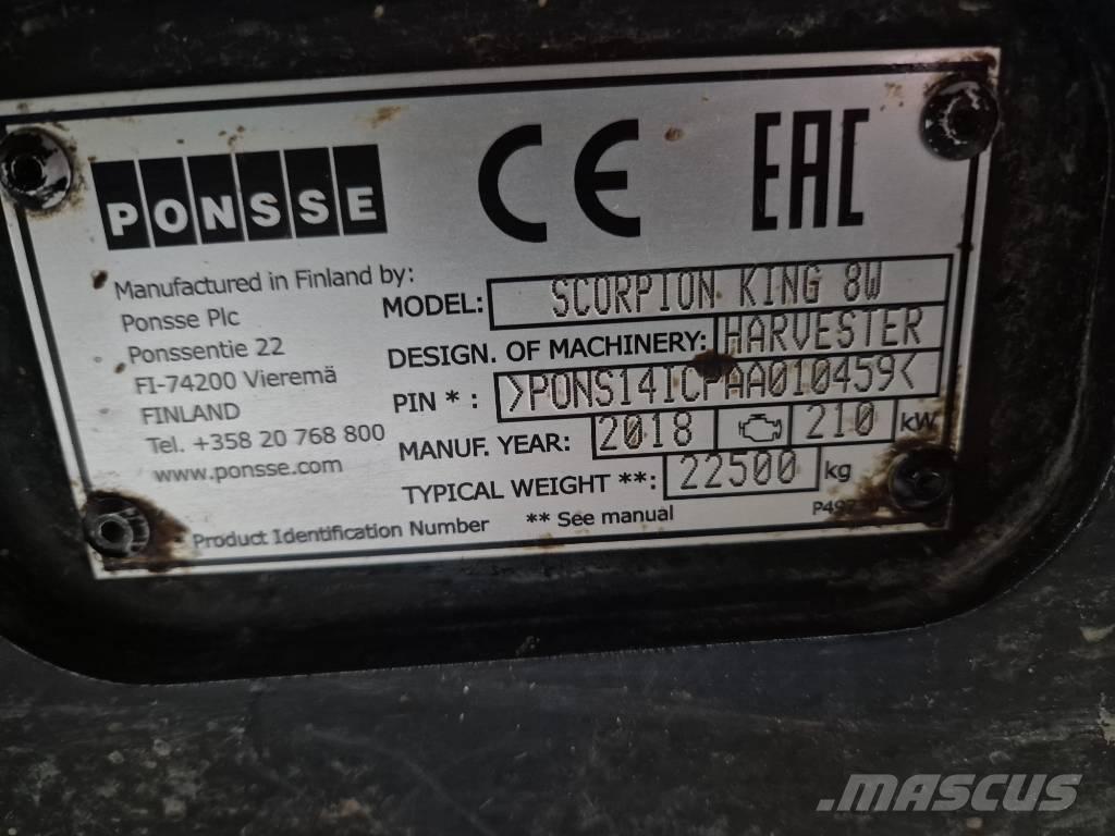 Ponsse Scorpion King Harvesterit
