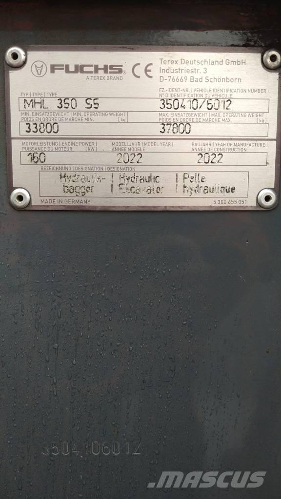 Fuchs 350 Satamien materiaalinkäsittelykoneet