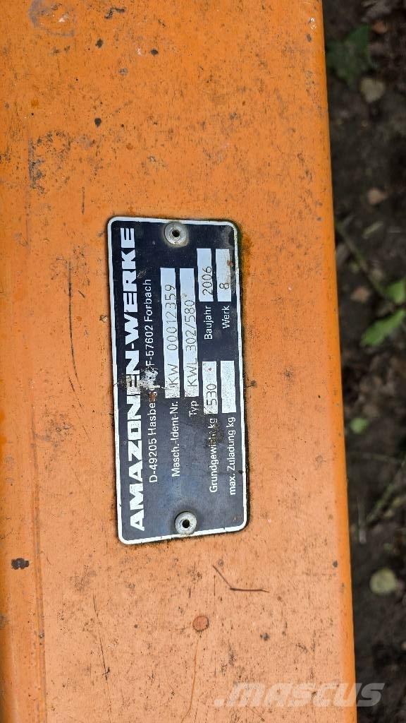 Amazone Taurus 3000 Kiekkomultaimet ja lautasäkeet