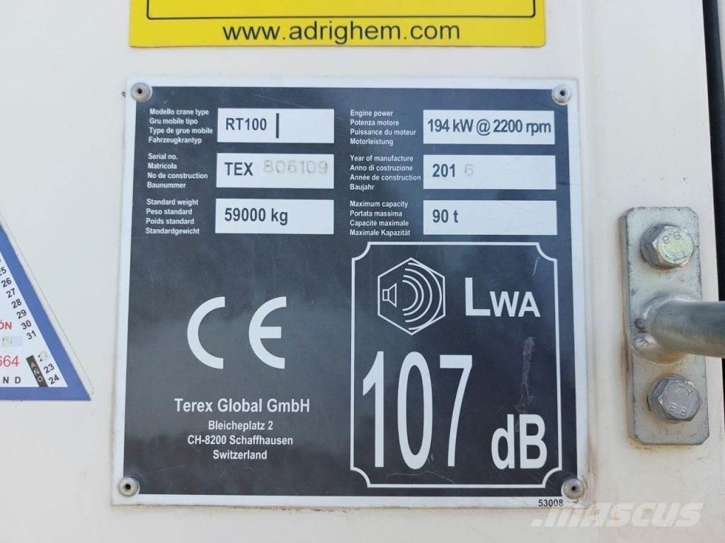 Terex RT100 RT-nosturit