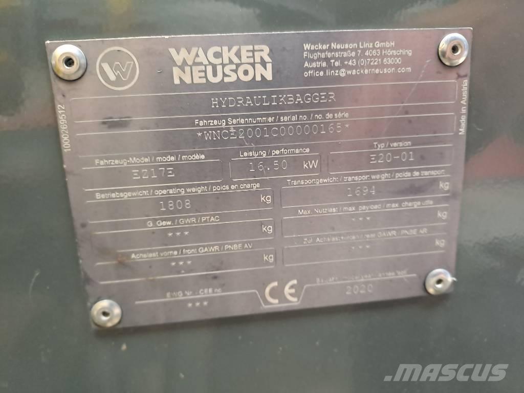 Wacker Neuson EZ17e Telakaivukoneet