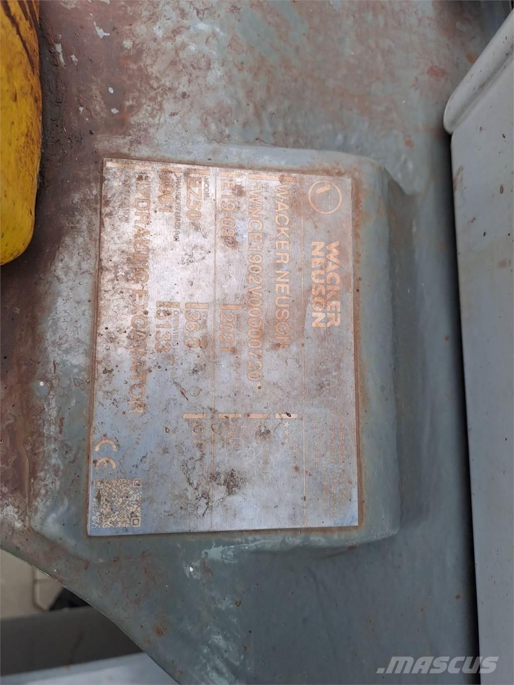 Wacker Neuson EZ50 Telakaivukoneet