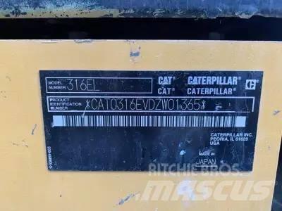 CAT 316 EL Telakaivukoneet