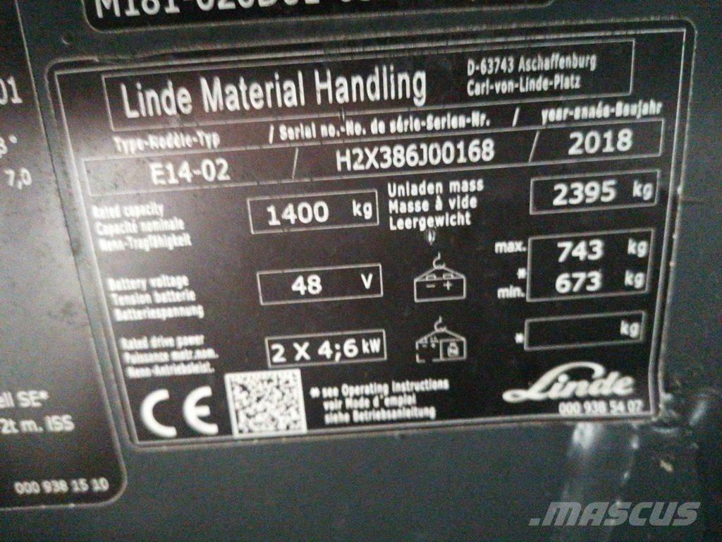 Linde E14-02 Sähkötrukit