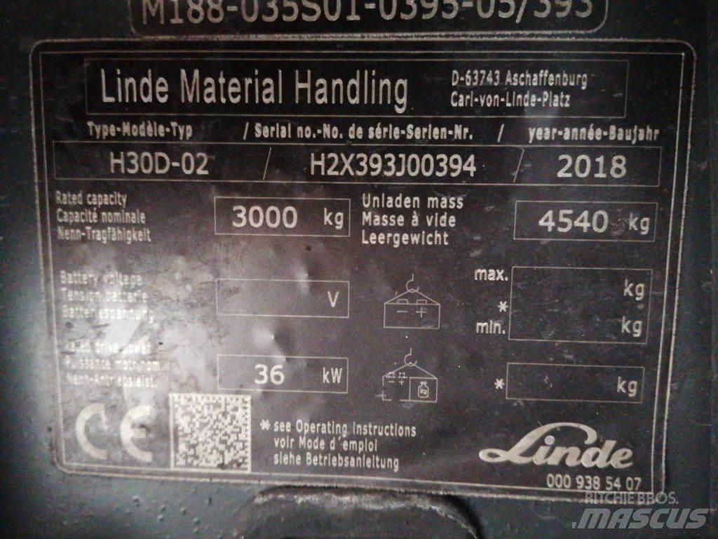 Linde H30D-02 Dieseltrukit