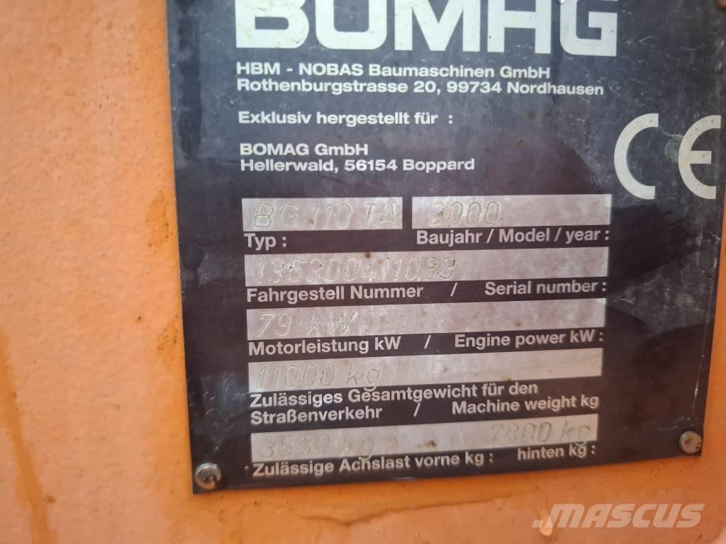 Bomag BG 110 TA Tiehöylät