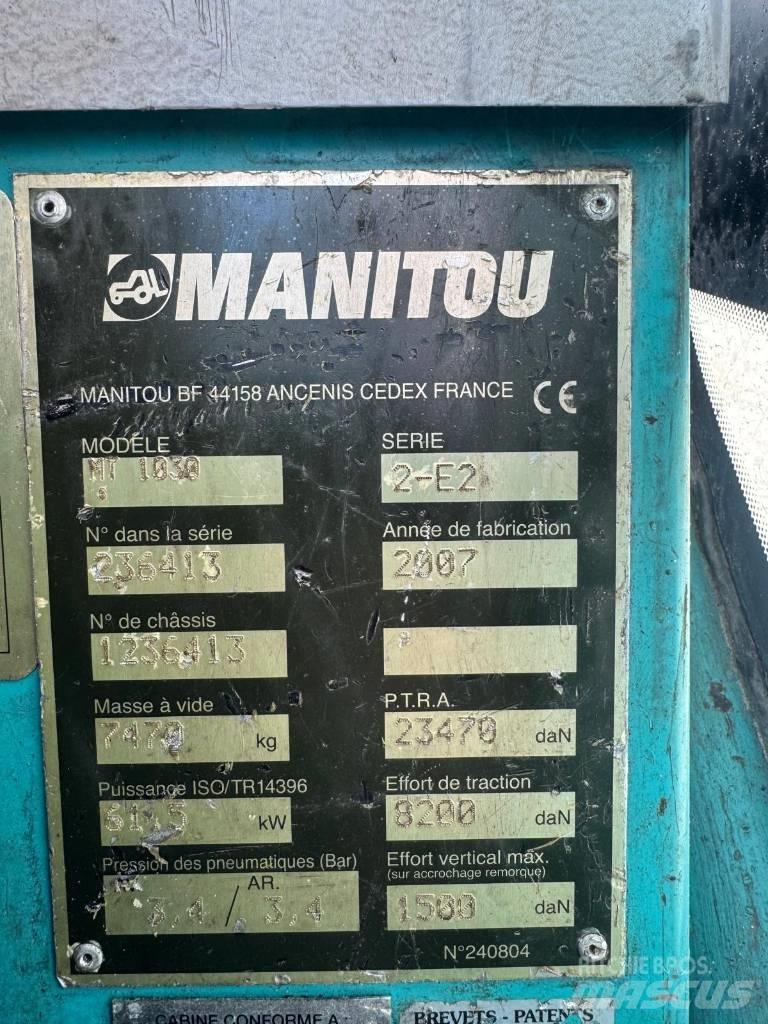 Manitou MT 1030 S Kurottajat