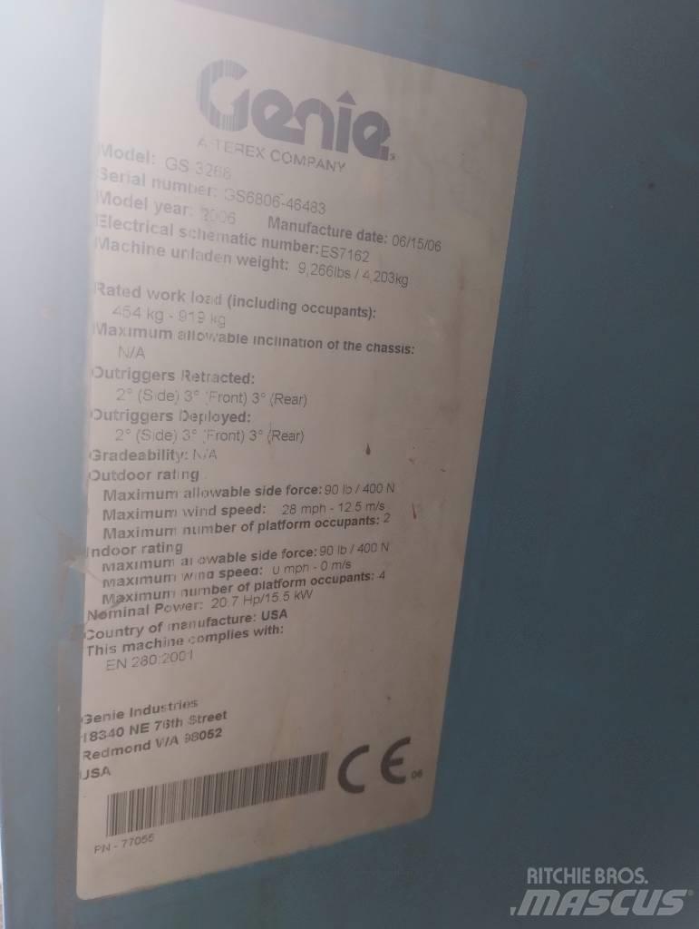 Genie GS 3268 Saksilavat