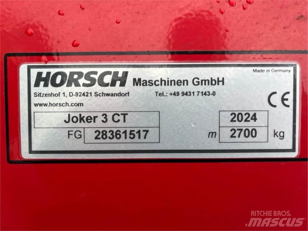 Horsch Joker 3 CT Kiekkomultaimet ja lautasäkeet