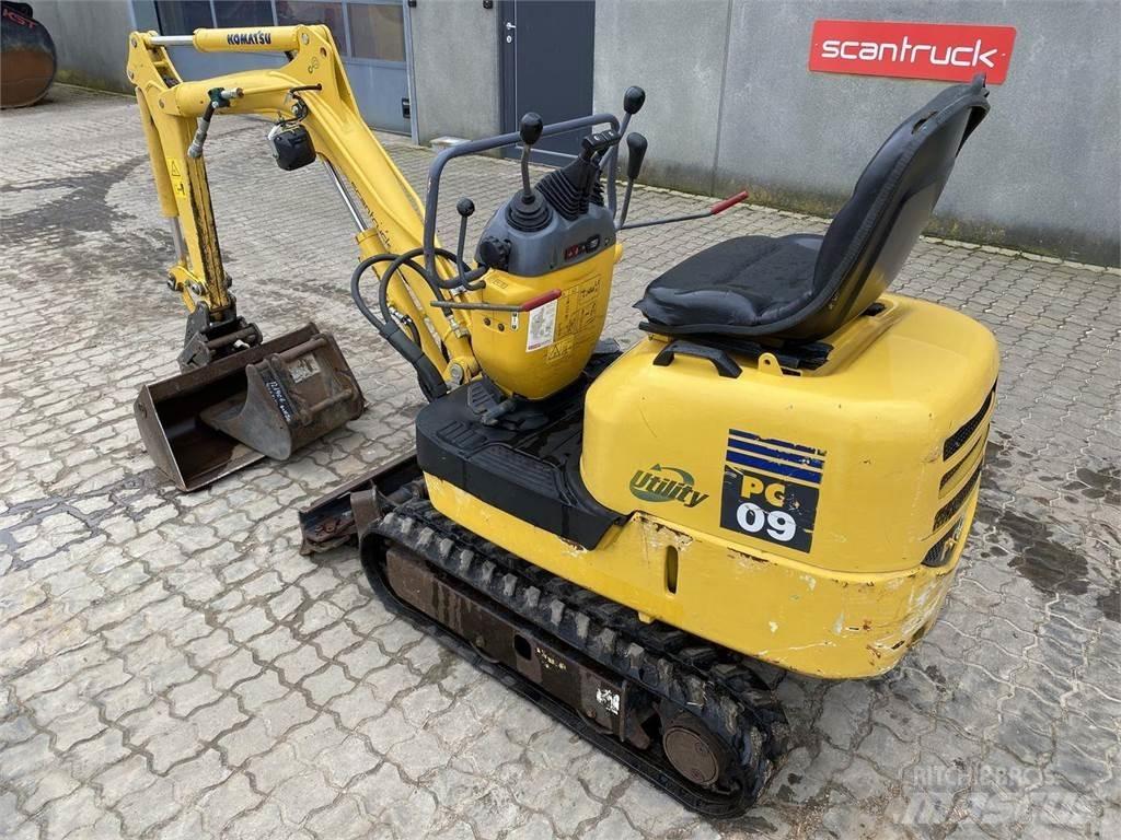 Komatsu PC09-1 Pyöräkaivukoneet
