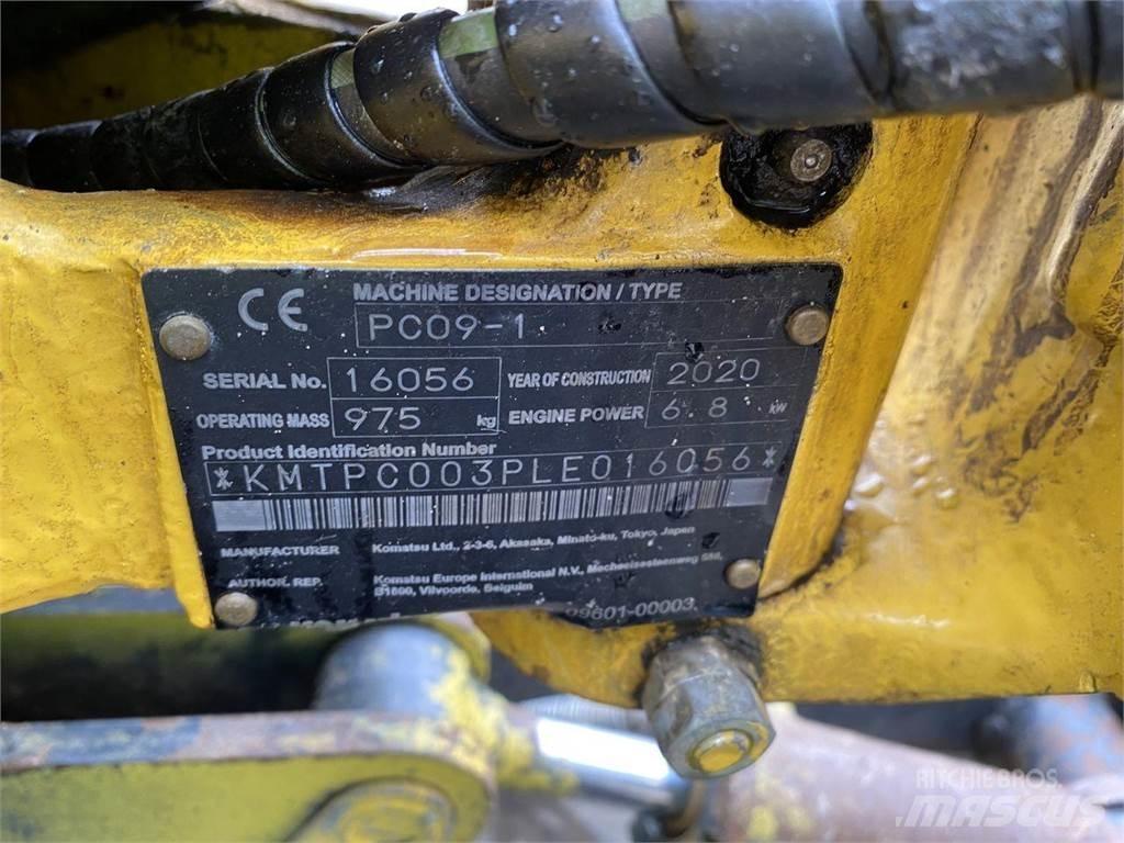 Komatsu PC09-1 Pyöräkaivukoneet