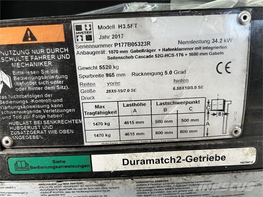 Hyster H3.5 FT/ 23R Dieseltrukit