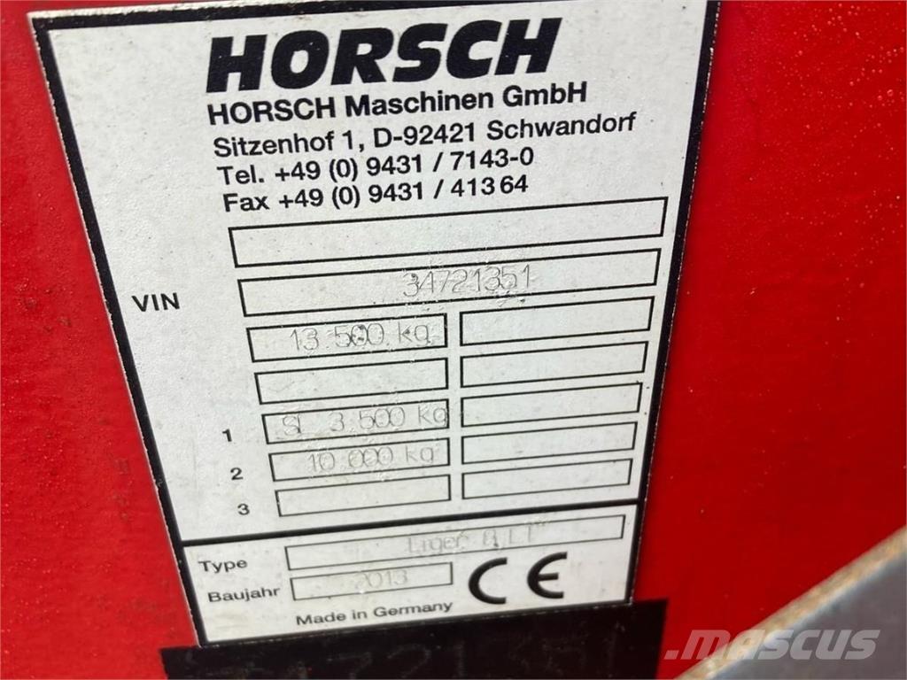 Horsch Tiger 8 LT Kultivaattorit