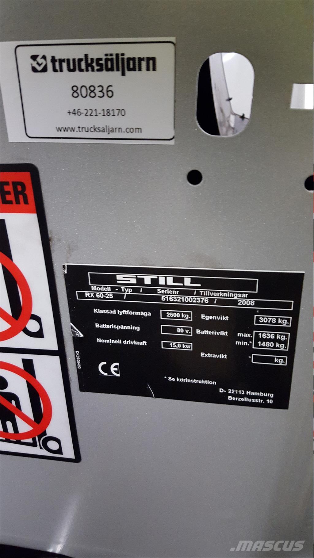 Still RX60-25 Sähkötrukit