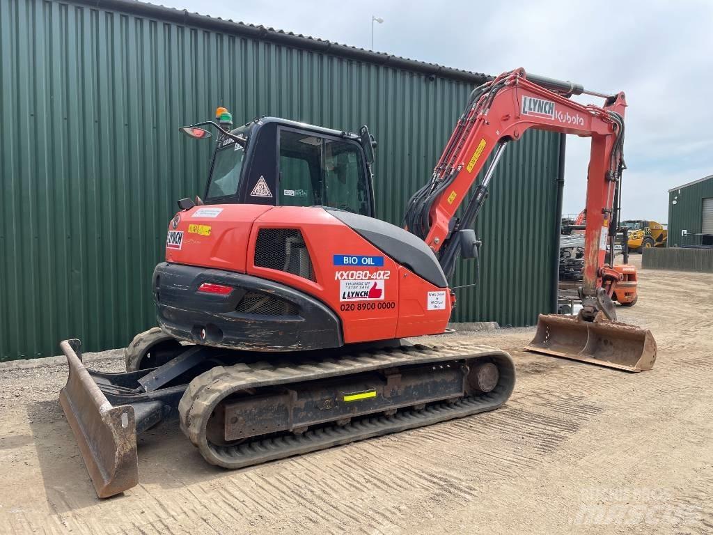 Kubota KX 080 Midikaivukoneet 7t - 12t