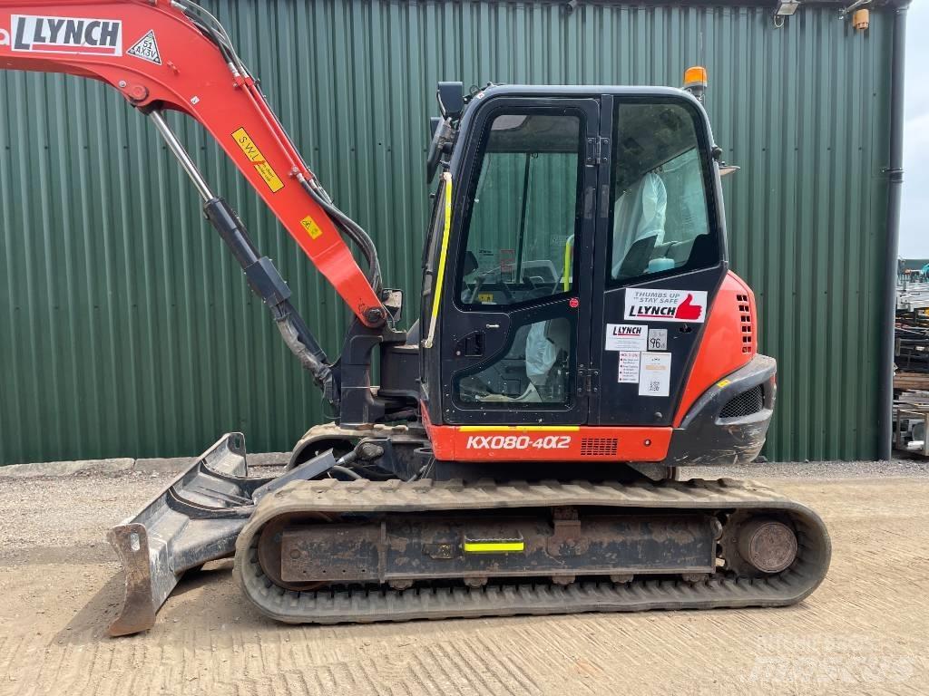 Kubota KX 080 Midikaivukoneet 7t - 12t