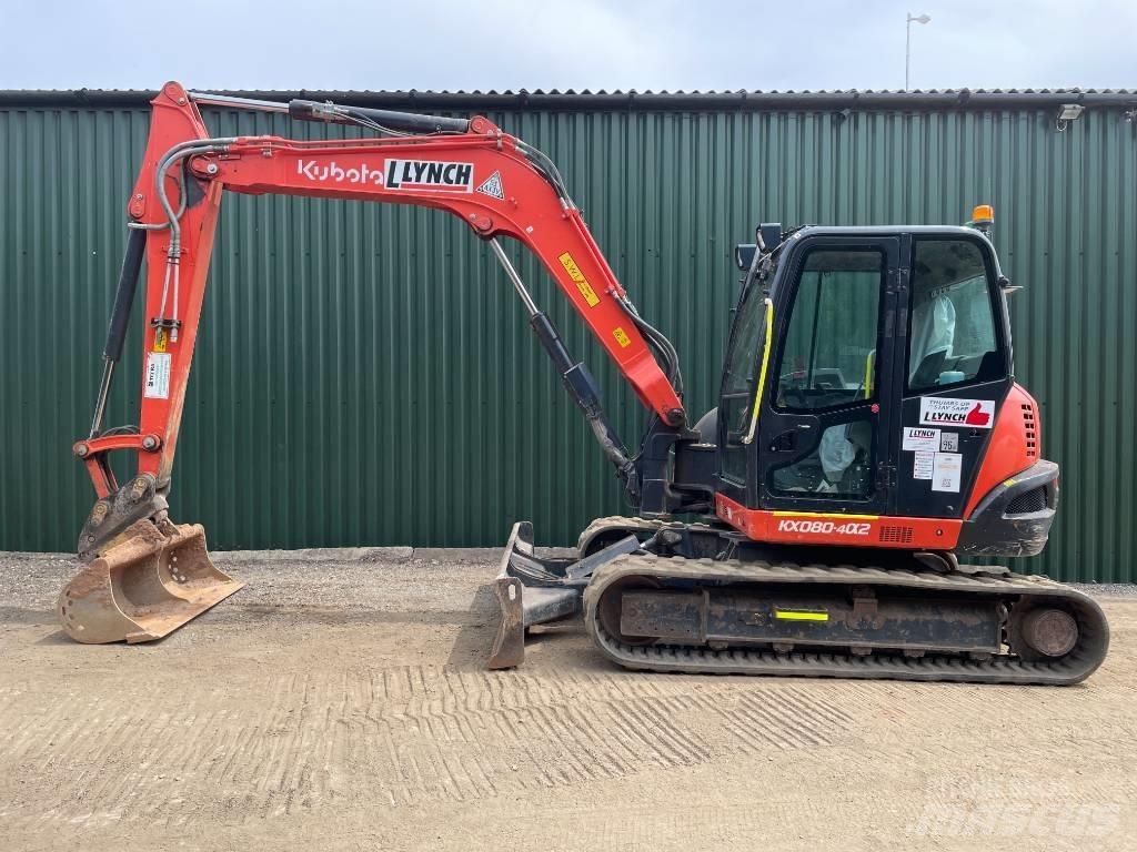 Kubota KX 080 Midikaivukoneet 7t - 12t