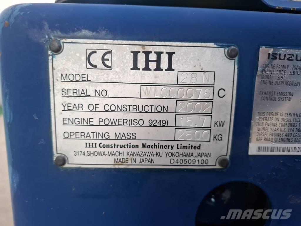 IHI 28 N Minikaivukoneet < 7t