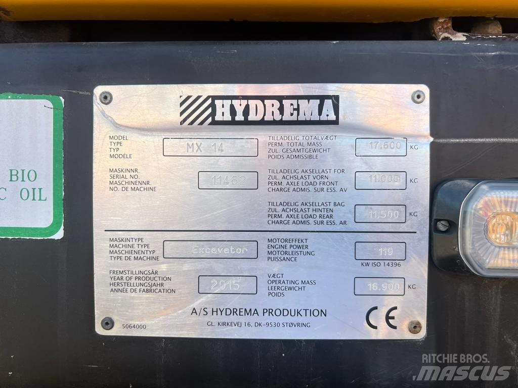 Hydrema MX14 Pyöräkaivukoneet