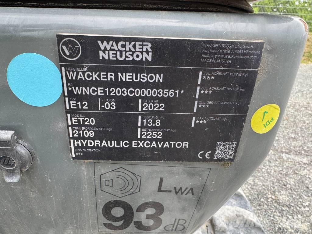 Wacker Neuson ET20 Telakaivukoneet