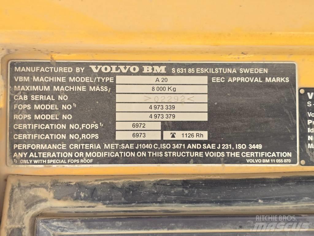 Volvo BM A 20 Minidumpperit