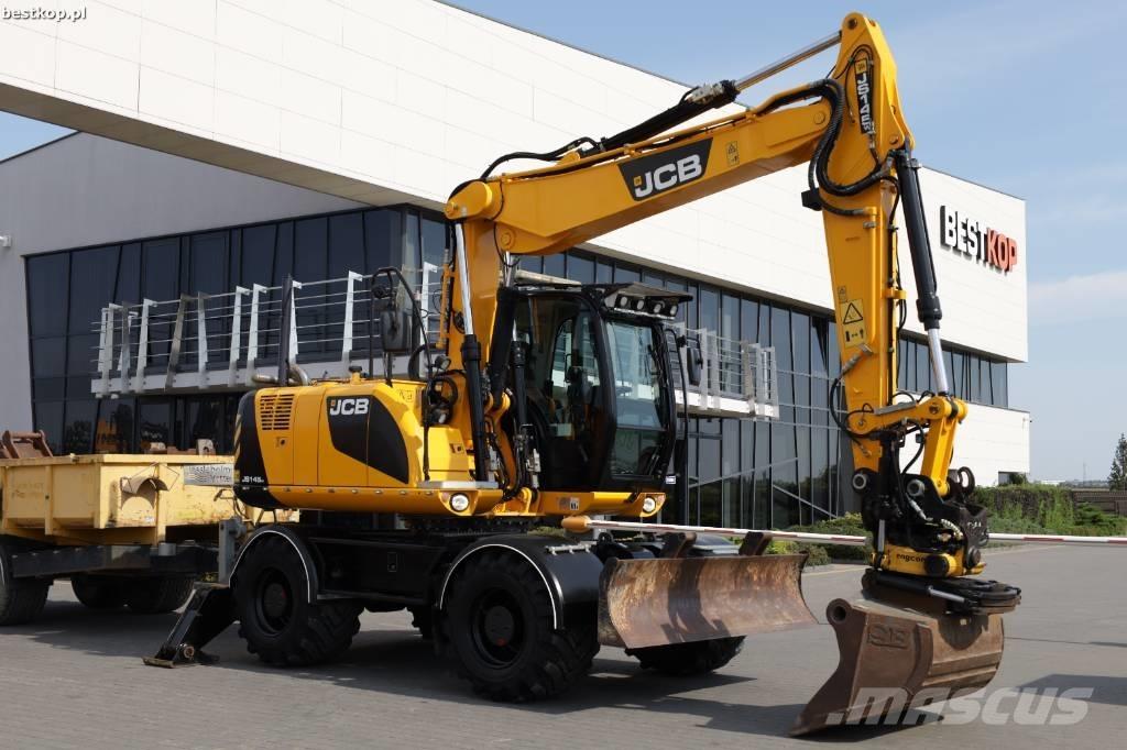 JCB JS 145 W Pyöräkaivukoneet