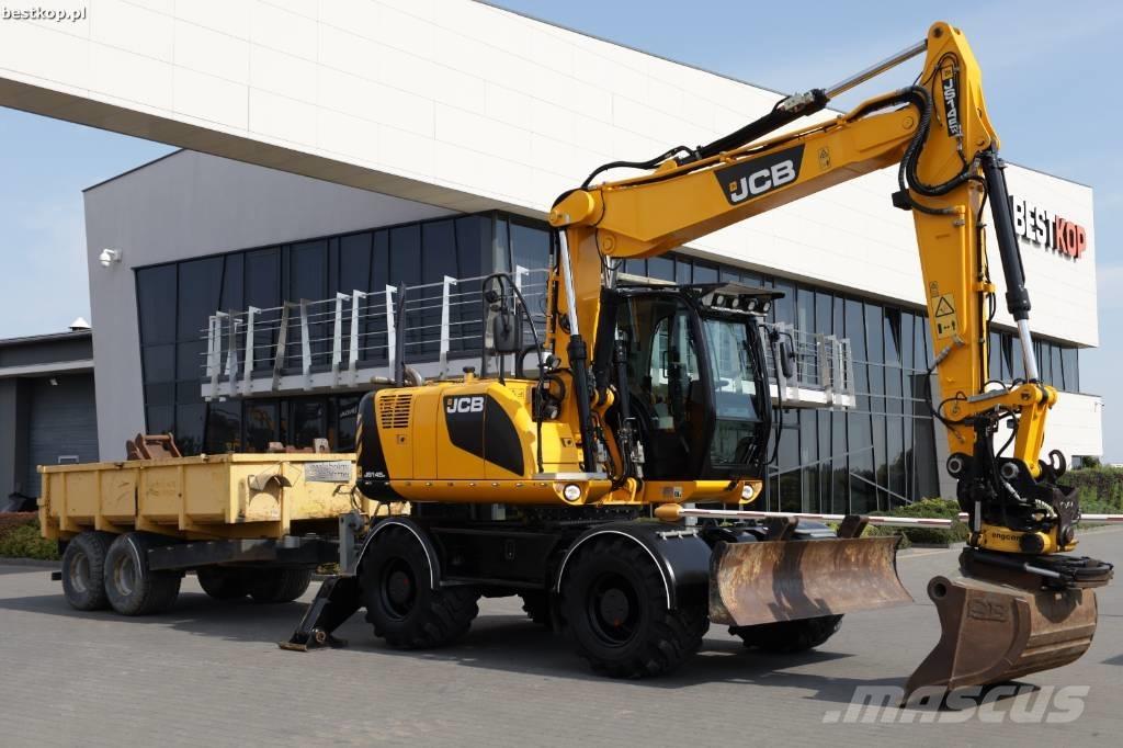 JCB JS 145 W Pyöräkaivukoneet