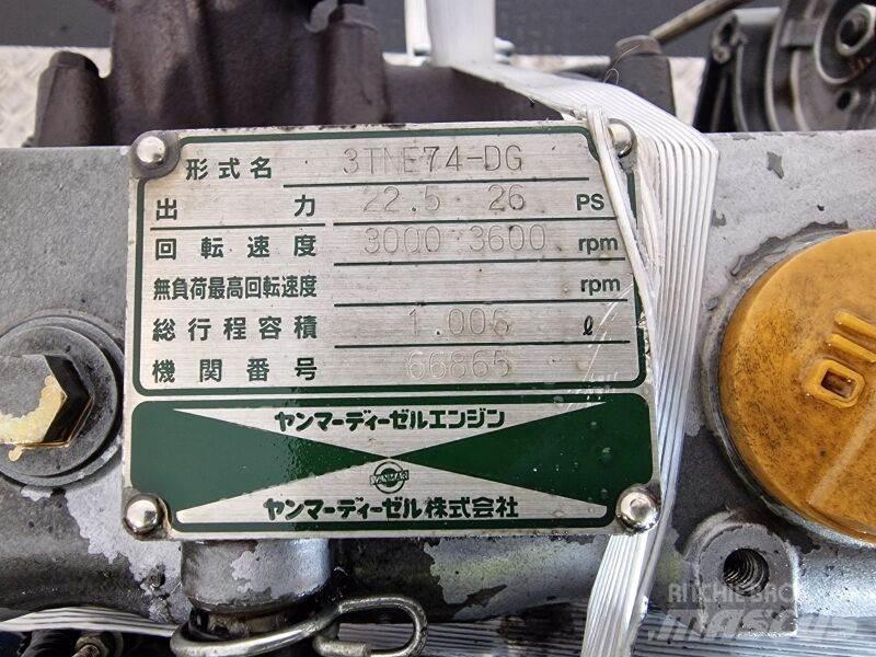 Yanmar 3TNE74-DG Moottorit