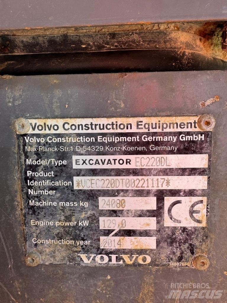 Volvo EC 220 DL Telakaivukoneet
