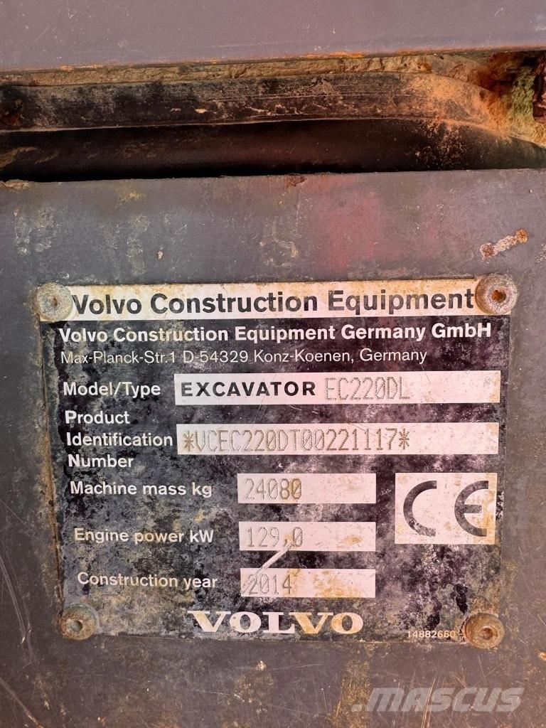 Volvo EC 220 DL Telakaivukoneet