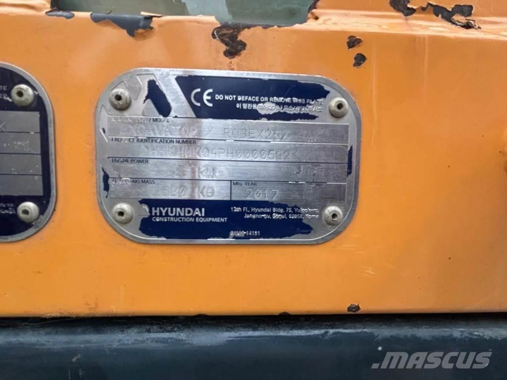 Hyundai R25Z Minikaivukoneet < 7t