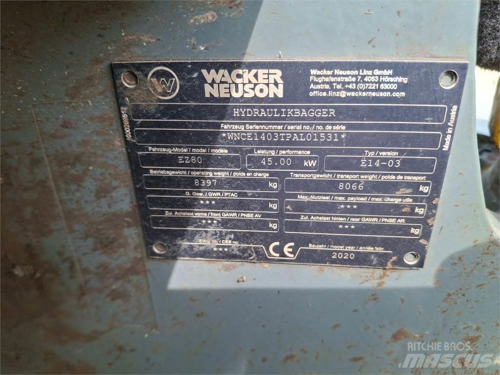 Wacker Neuson EZ80 Telakaivukoneet
