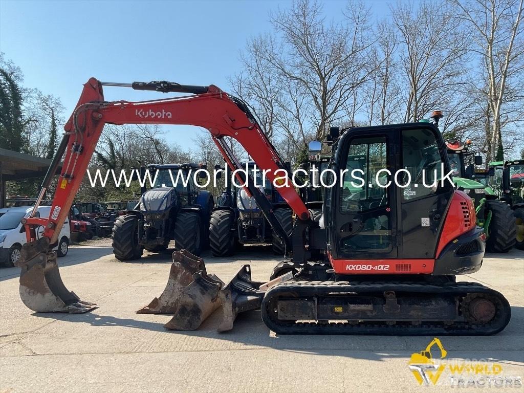 Kubota KX 080-4 Midikaivukoneet 7t - 12t