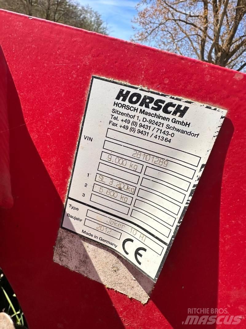 Horsch Joker 10 RT Kiekkomultaimet ja lautasäkeet