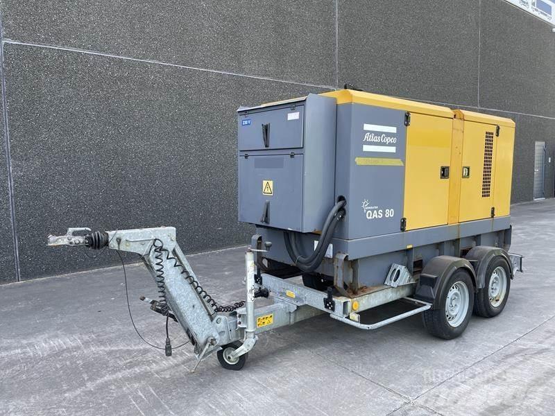 Atlas Copco QAS 80 Dieselgeneraattorit